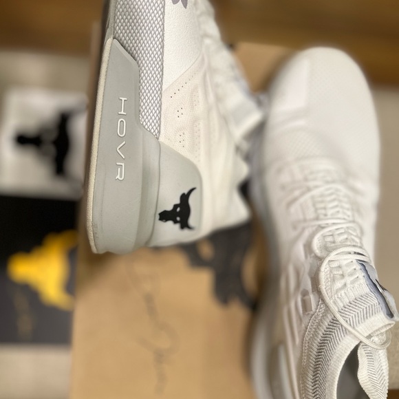 Under Armour Project Rock HOVR White Mens Size 13 Training Shoe - Picture 3 of 6